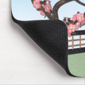 Kolibri-Blüten Mousepad (Ecke)