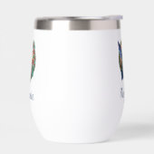 Kolibri-Buntglas-Blumengeschenk (Links)