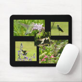 Kolibri-Collage Mousepad (Mit Mouse)