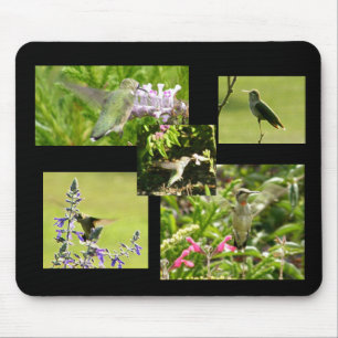 Kolibri-Collage Mousepad