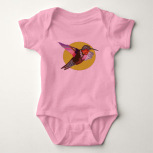 Kolibri der Farbe Baby Strampler
