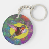 Kolibri der Farbe Schlüsselanhänger (Rückseite)
