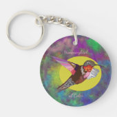 Kolibri der Farbe Schlüsselanhänger (Vorderseite)