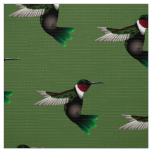 Kolibri-Designergewebe Stoff