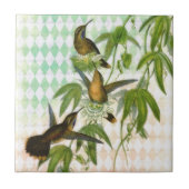 Kolibri-Digital-Kunst Fliese (Vorderseite)