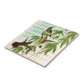 Kolibri-Digital-Kunst Fliese (Seite)