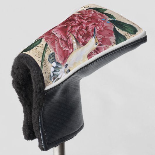Kolibri-Duo Golf Headcover (3/4 Vorderseite)