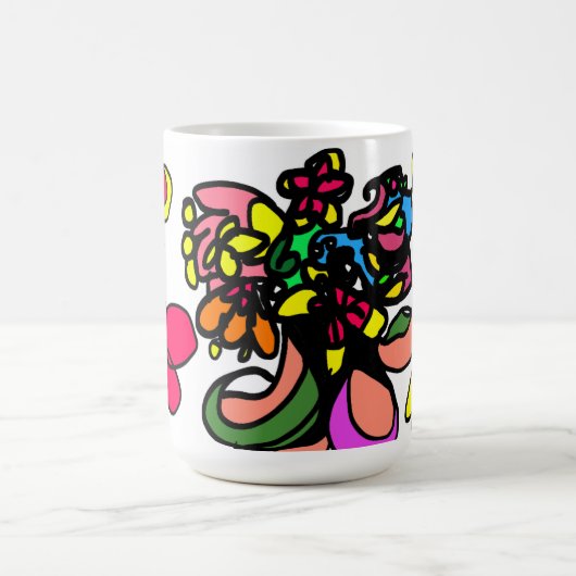 Kolibri entspannen Frühling Kaffeetasse (Mittel)