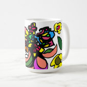 Kolibri entspannen Frühling Kaffeetasse (VorderseiteRechts)