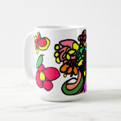 Kolibri entspannen Frühling Kaffeetasse (Vorderseite Links)