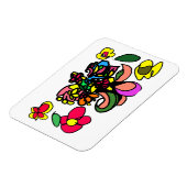 Kolibri entspannen Frühling Magnet (Linke Seite)