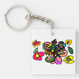 Kolibri entspannen Frühling Schlüsselanhänger