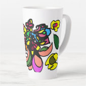 Kolibri entspannt Frühling Milchtasse (Rechte Ecke)