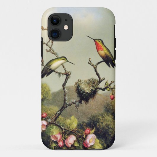 Kolibri-Familie und Apple-Blüte iPhone 5 Fall Case-Mate iPhone Hülle (Rückseite)