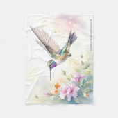 Kolibri Fleecedecke (Vorderseite)