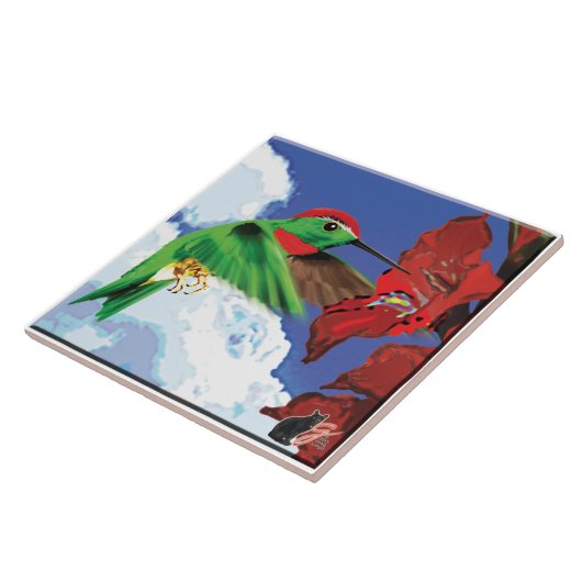 Kolibri-Fliese Fliese (Seite)