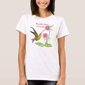 Kolibri-Garten für Großmutter T-Shirt