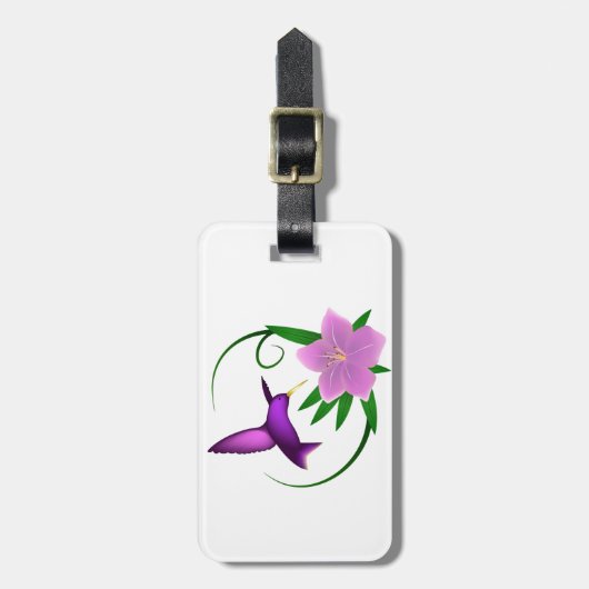 Kolibri-Gepäckanhänger Gepäckanhänger (Vorderseite vertikal)