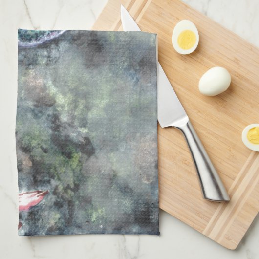 Kolibri Geschirrtuch (Viertel Falte)