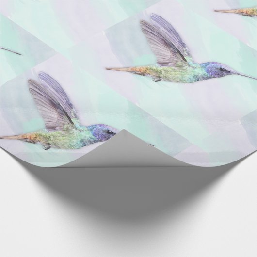 Kolibri-glattes Packpapier, 30" x 6' Geschenkpapier (Ecke)