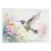 Kolibri Große Geschenktüte (Rückseite)