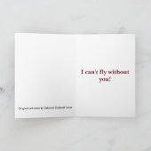 Kolibri-Grußkarte Karte (Innenseite)