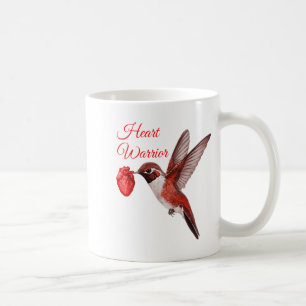 Kolibri-Herz-Krieger-Herzkrankheit-Bewusstsein  Kaffeetasse