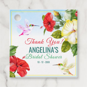 Kolibri Hibiskus Hawaiianische Blumen   Ereignis Geschenkanhänger