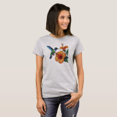 Kolibri Hibiskus T-Shirt (Vorne ganz)