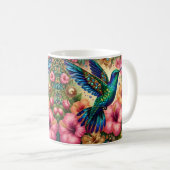 Kolibri Hibiskusblüte Kaffeetasse (VorderseiteRechts)