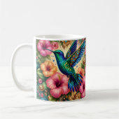 Kolibri Hibiskusblüte Kaffeetasse (Links)