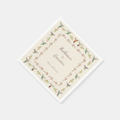 Kolibri-Hochzeit Serviette (Ecke)
