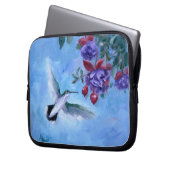 Kolibri-im Flug Laptop-Hülse Laptopschutzhülle (Vorderseite Links)