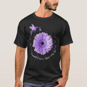 Kolibri Immergrün Sonnenblume Magenkrebs Erw T-Shirt