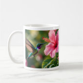 Kolibri in Blüte Kaffeetasse (Links)