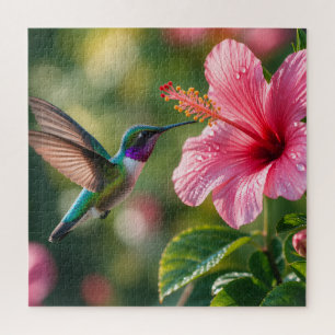 Kolibri in Blüte Puzzle