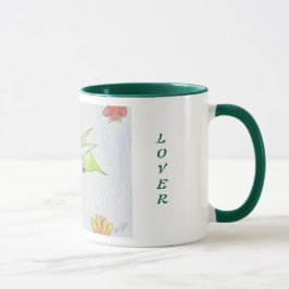 Kolibri in der Blumen-Tasse Tasse