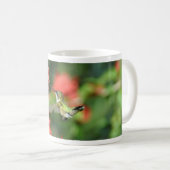 Kolibri in der Flug-Tasse Kaffeetasse (VorderseiteRechts)