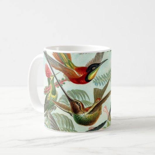 Kolibri-Kaffee-Tasse Kaffeetasse (Vorderseite Links)