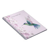Kolibri Kirschblüte Notizblock (Rechte Seite)
