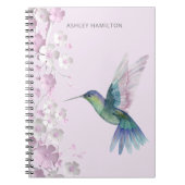Kolibri Kirschblüte Notizblock (Vorderseite)