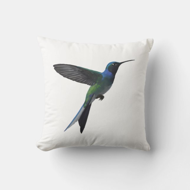 Kolibri Kissen (Vorderseite)
