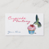 Kolibri-Kuchen-Gewohnheits-Visitenkarte Visitenkarte (Vorderseite)