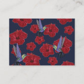 Kolibri-Kunst-Gewohnheit Profesional Visitenkarte (Rückseite)