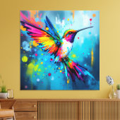 Kolibri-Kunst Leinwanddruck (Insitu (Wohnzimmer))