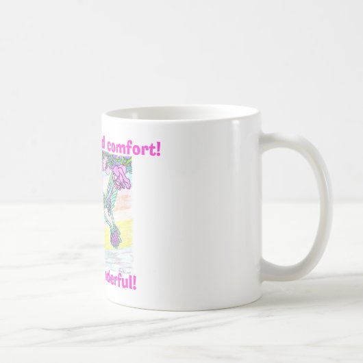 Kolibri, Leben ist wunderbar! , Freude, Liebe und… Kaffeetasse (Rechts)