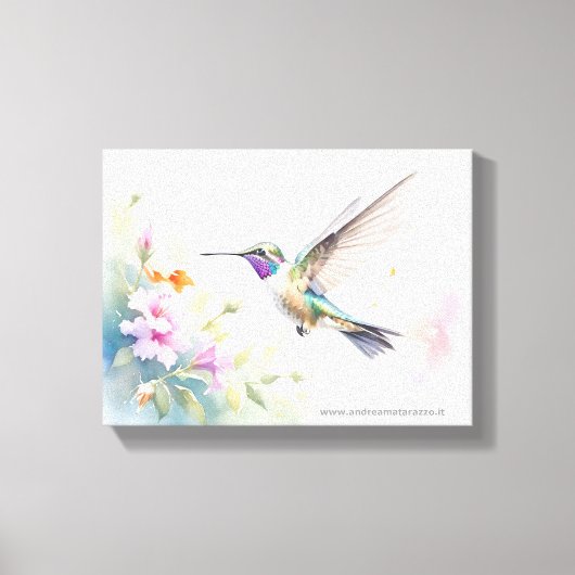 Kolibri Leinwanddruck (Vorderseite)