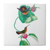 Kolibri-Liebe Fliese (Vorderseite)