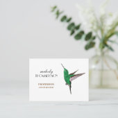 Kolibri mächtig, Standardlech Visitenkarte (Stehend Vorderseite)