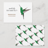 Kolibri mächtig, Standardlech Visitenkarte (Vorne/Hinten)